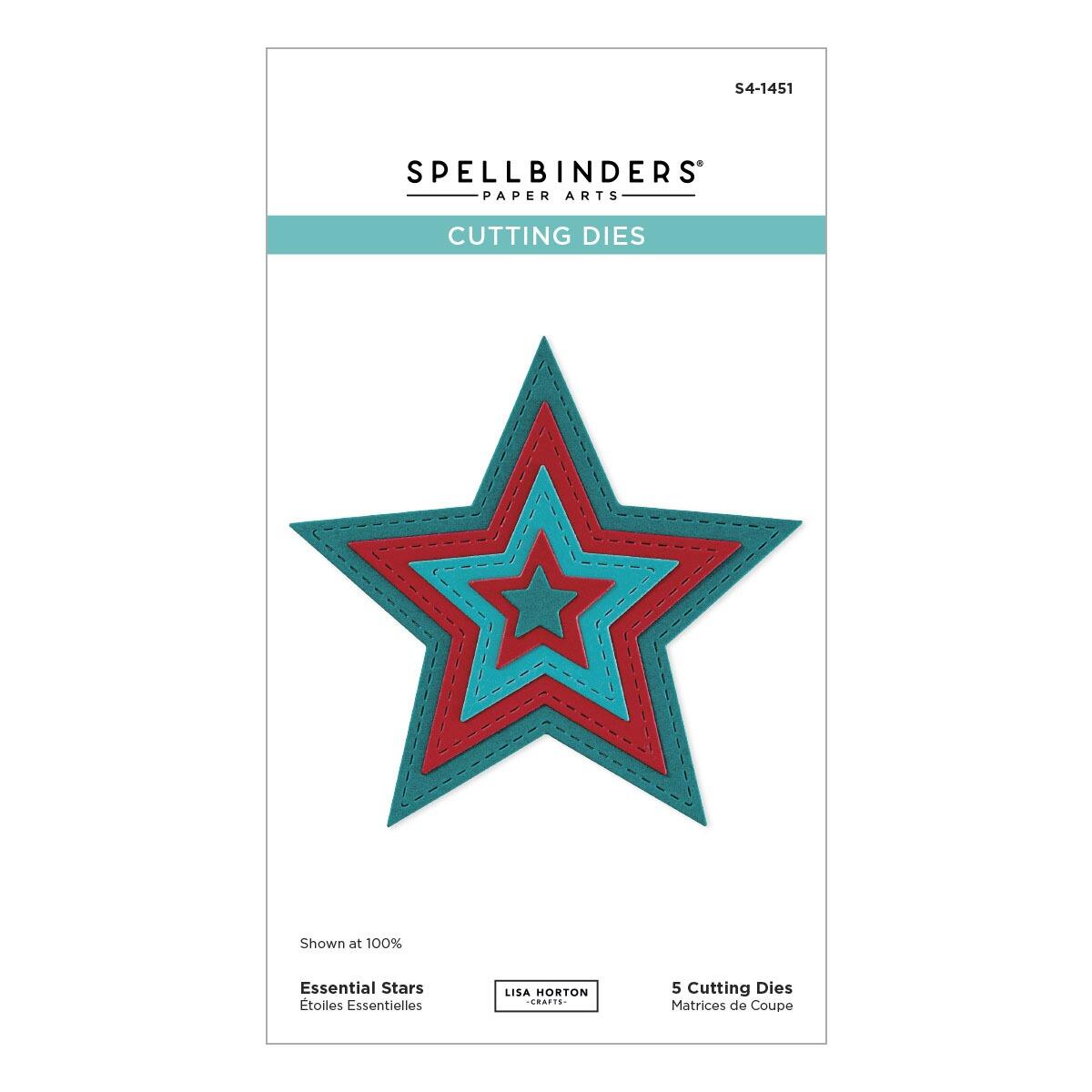 Spellbinders Essential Stars Die Set - CraftSource Market: Craft Supplies & Kits Spellbinders > Dies > Christmas > Craft Die Set