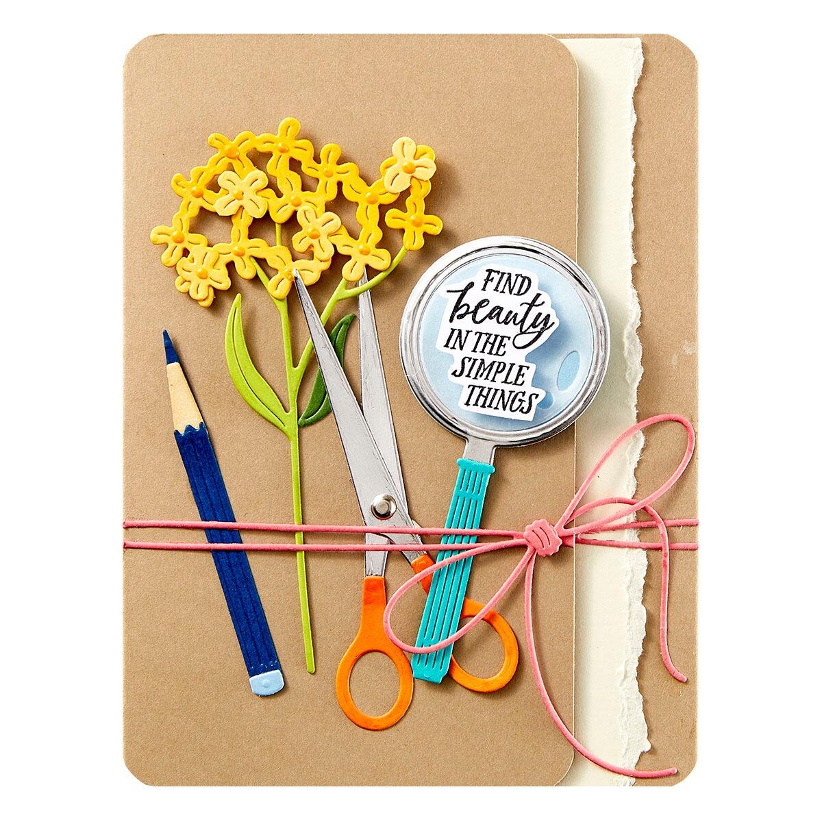 Spellbinders Field Notes Sentiments Stamp Set - CraftSource Market: Craft Supplies & Kits Spellbinders > Kits > Birthday > Craft Kit