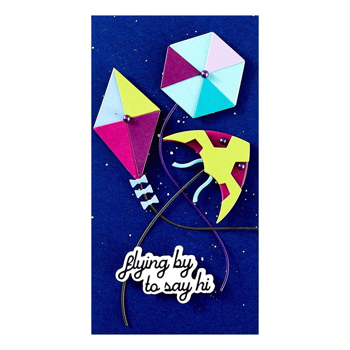 Spellbinders Fly a Kite Die Set - CraftSource Market: Craft Supplies & Kits Spellbinders > Stencils > General > Craft Stencil