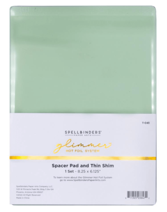 Spellbinders Glimmer Machine SpacerPad & Thin Shim Replacement - CraftSource Market: Craft Supplies & Kits Spellbinders > Foiling > General > Craft Foil Plate