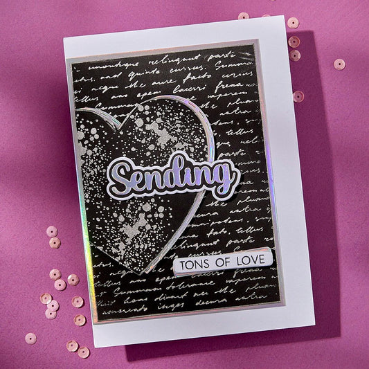Spellbinders Sending Smiles Sentiments Clear Stamp & Die Set - CraftSource Market: Craft Supplies & Kits Spellbinders > Stamps > Birthday > Craft Stamp Set