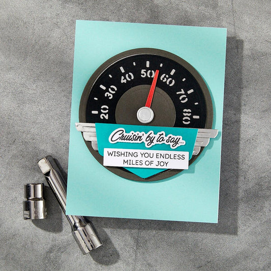 Spellbinders Speedometer Die Set - CraftSource Market: Craft Supplies & Kits Spellbinders > Dies > General > Craft Die Set