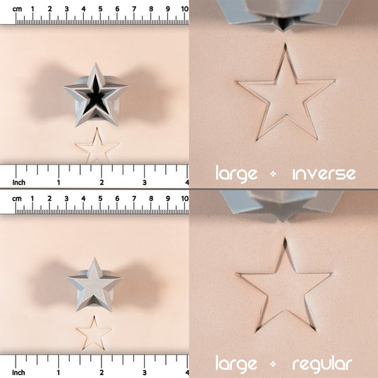 Star Stamps - Five-Sided Stars