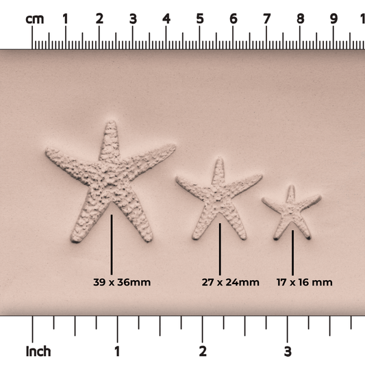 Starfish Stamp - Photo Textured - Style 1 - CraftSource Market: Craft Supplies & Kits Stamps