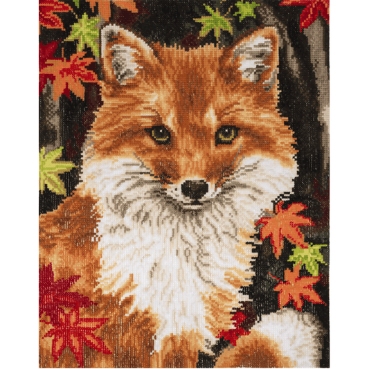 Trimits Fox Large Cross Stitch Kit - CraftSource Market: Craft Supplies & Kits Embroidery and Cross Stitch