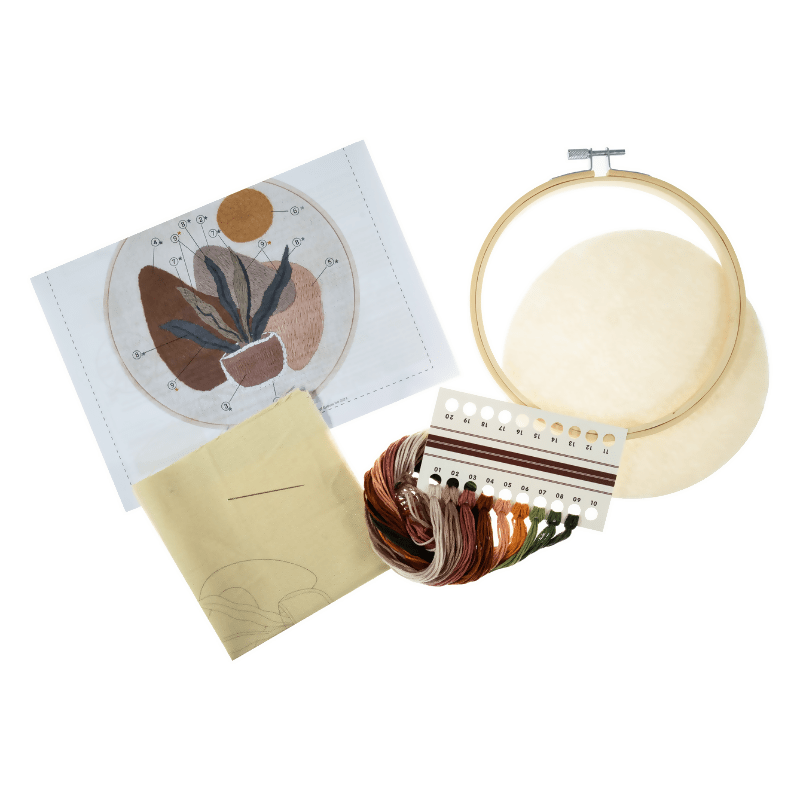 Trimits Nature Embroidery Hoop Kit - CraftSource Market: Craft Supplies & Kits Embroidery and Cross Stitch