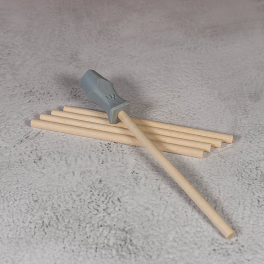Wooden Handles for Stamps | 5mm x 100mm - CraftSource Market: Craft Supplies & Kits Accessories