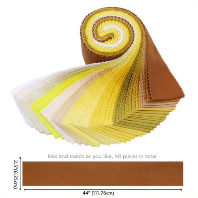 40 Pre-Cut Jelly Rolls Strips