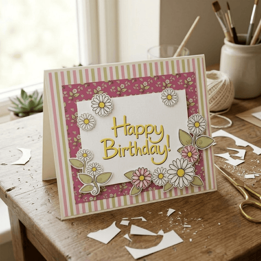 DIY Layered Spring Greeting Cards - CraftSource Market: Craft Supplies & Kits