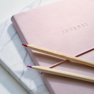 Journal Book with Pencils