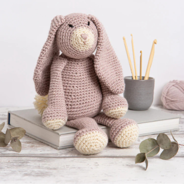 A crochet bunny