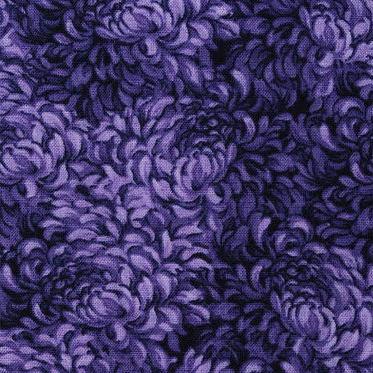 The Craft Cotton Co. 100% Cotton Petals Purple Cotton Fabric