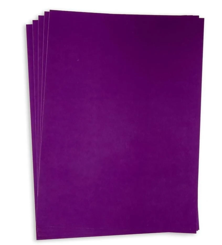 Purple paper Mirror Card