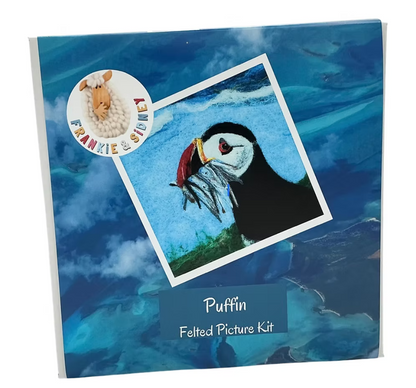 Frankie & Sidney 2D Puffin Needle Felting Kit