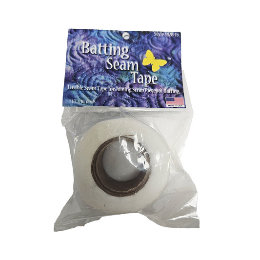 Batting Seam Tape with packaging on a white background