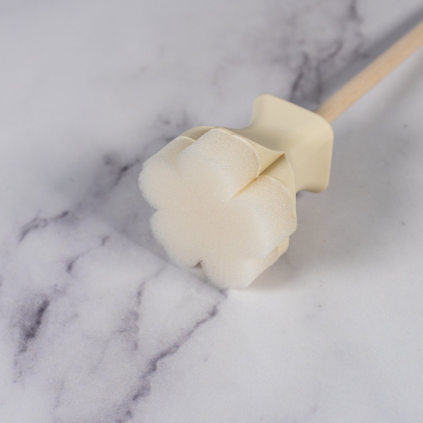 5-Petal Rounded Flower Underglaze Sponge Stamps