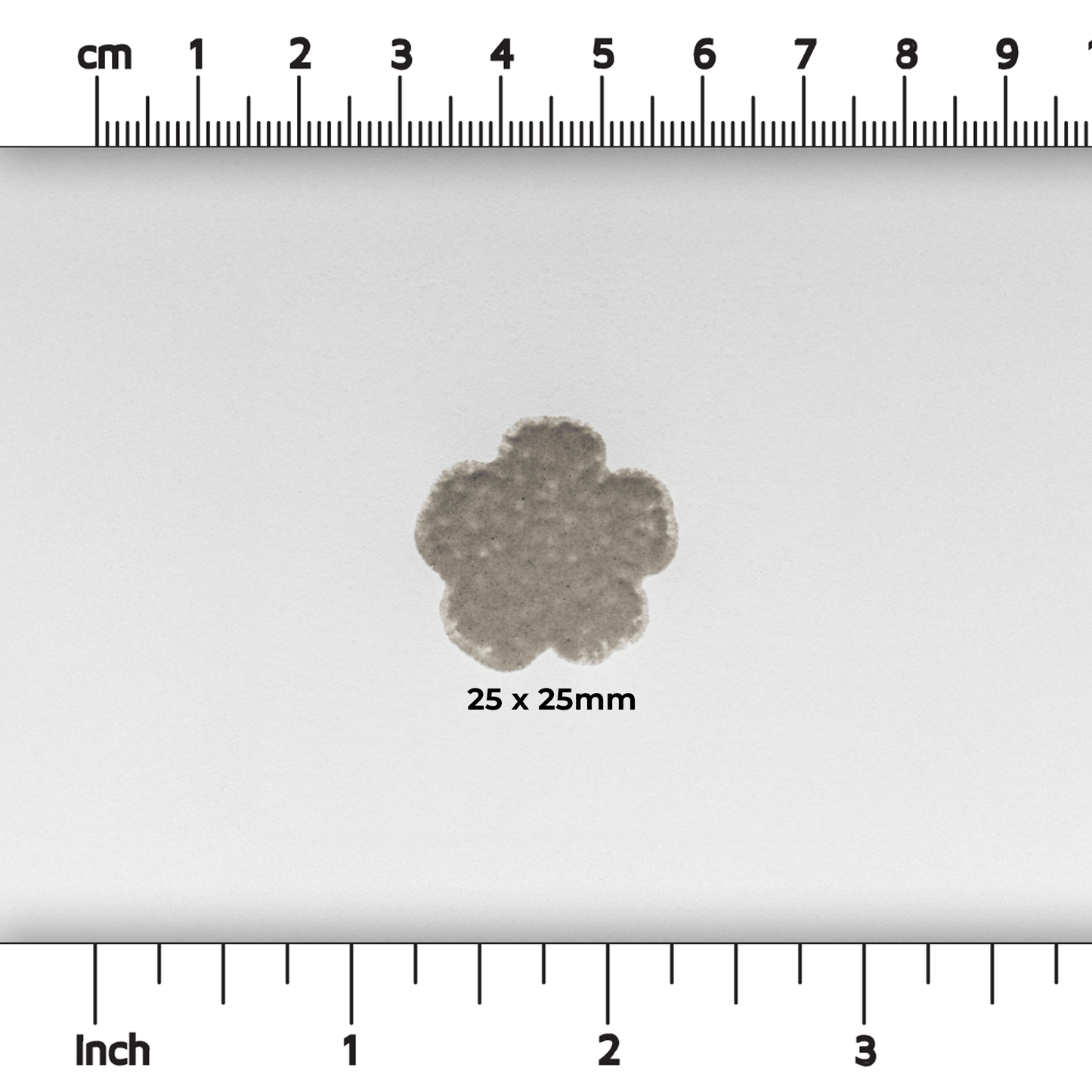 5-Petal Rounded Flower Underglaze Sponge Stamps