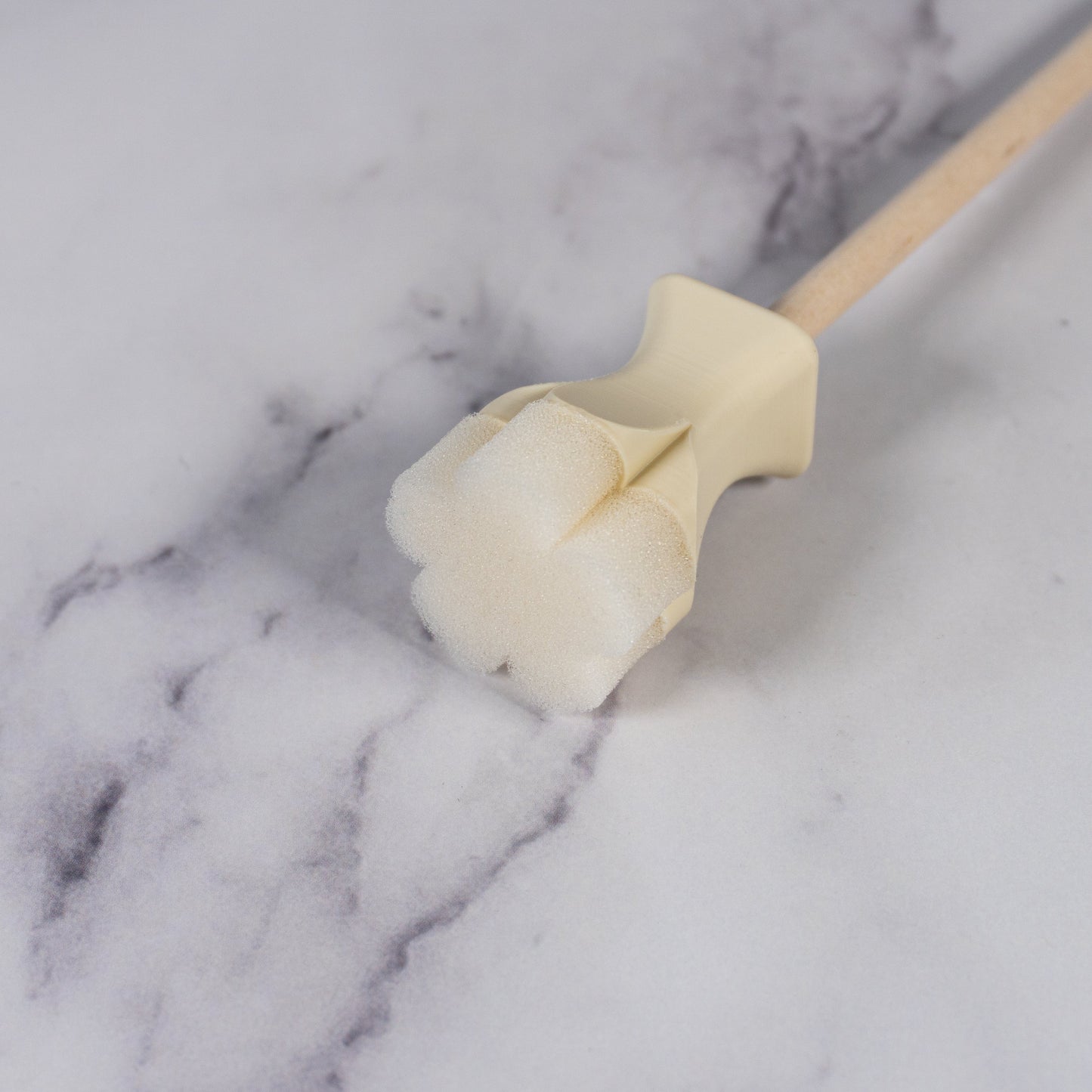 5-Petal Rounded Flower Underglaze Sponge Stamps