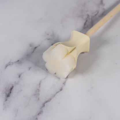 5-Petal Rounded Flower Underglaze Sponge Stamps