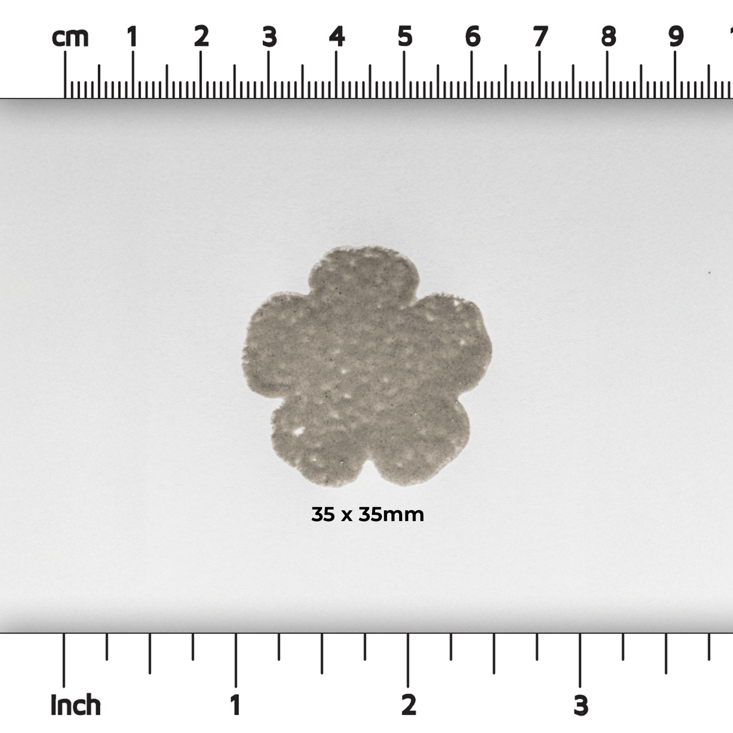 5-Petal Rounded Flower Underglaze Sponge Stamps