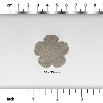 5-Petal Rounded Flower Underglaze Sponge Stamps