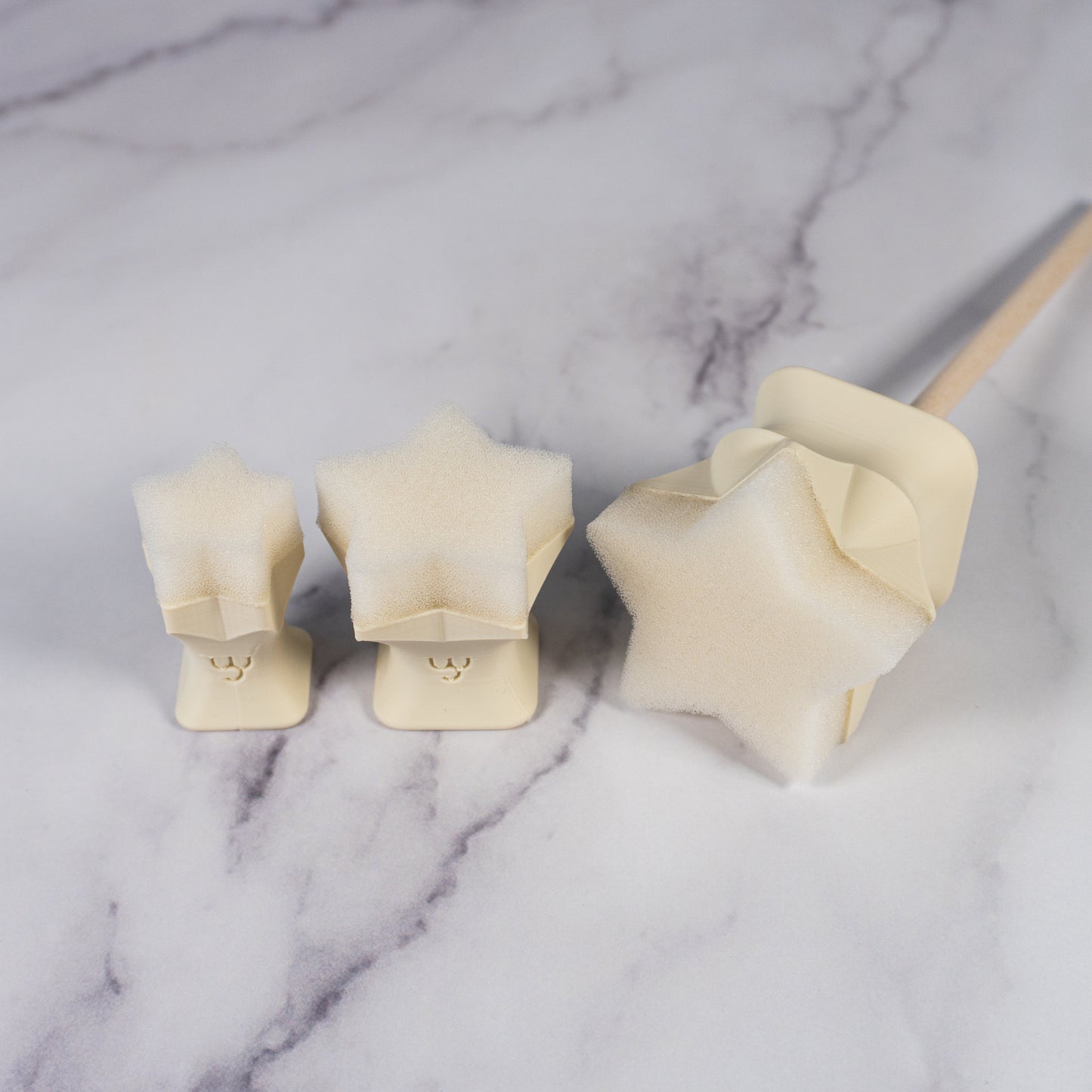 5-Pointed Star Underglaze Sponge Stamps