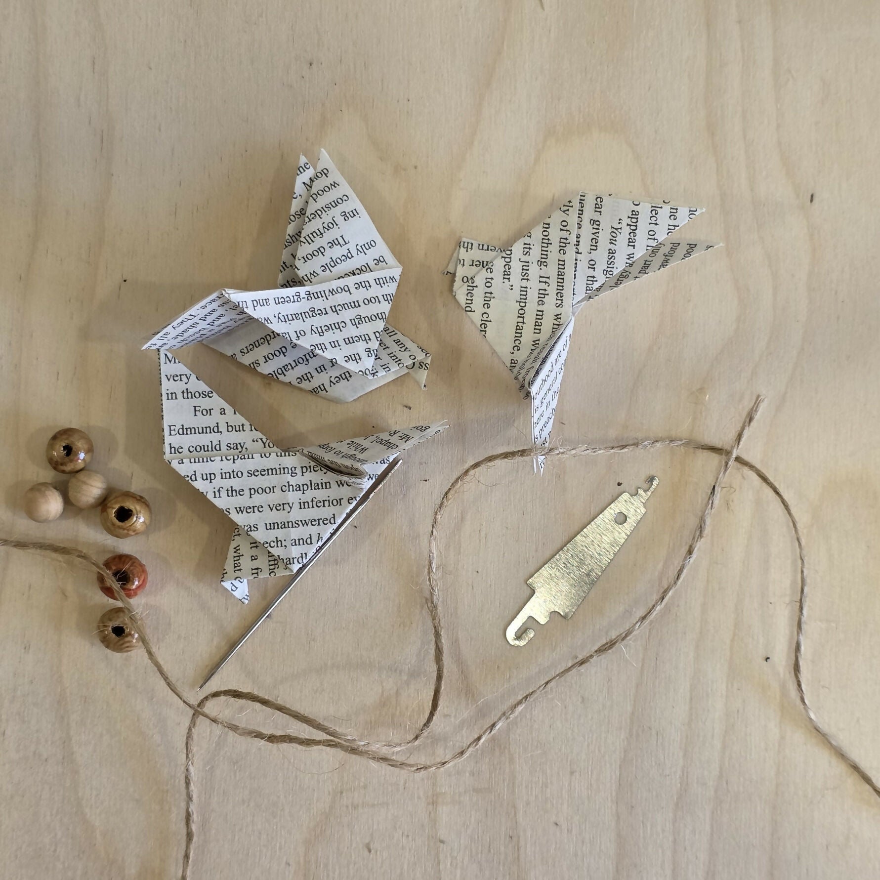 6 Hanging Origami Doves Kit - CraftSource Market: Craft Supplies & Kits Papercraft > Origami Kits > Beginner