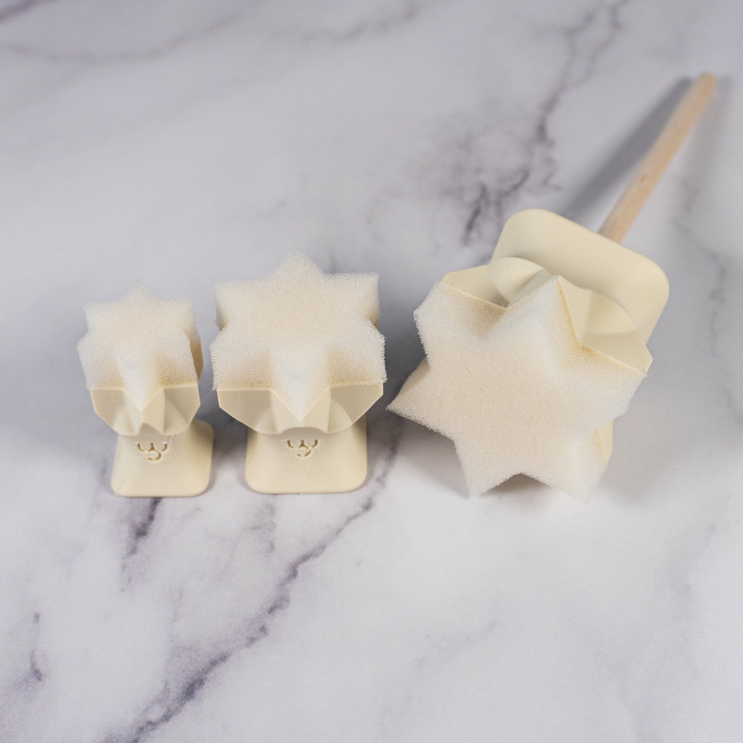 6-Pointed Star Underglaze Sponge Stamps