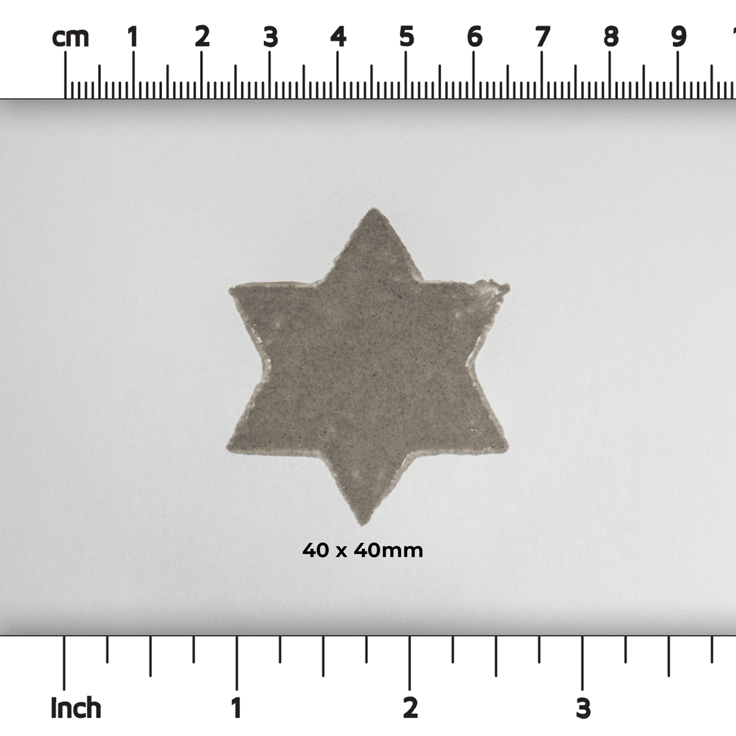 6-Pointed Star Underglaze Sponge Stamps