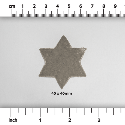 6-Pointed Star Underglaze Sponge Stamps