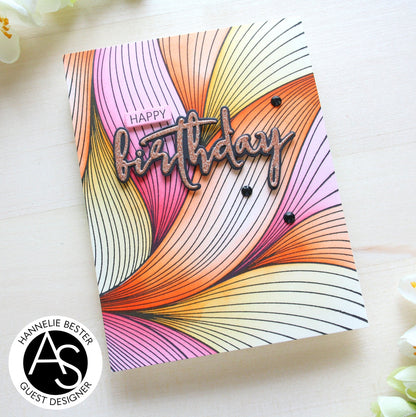 Alex Syberia Designs Abstract Background Stencil Set