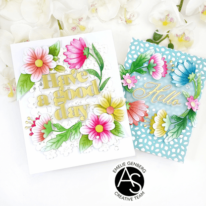 Alex Syberia Designs Andalusia Wildflowers Die Set