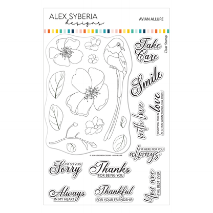 Alex Syberia Designs Avian Allure Stamp Set