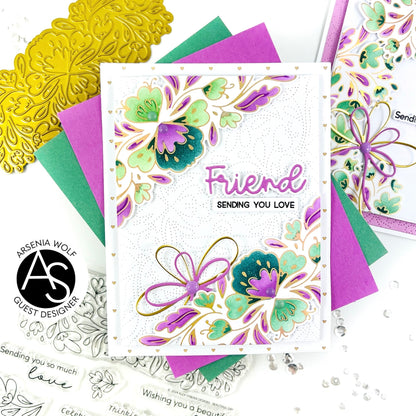 Alex Syberia Designs Beautiful Day Hot Foil Plate
