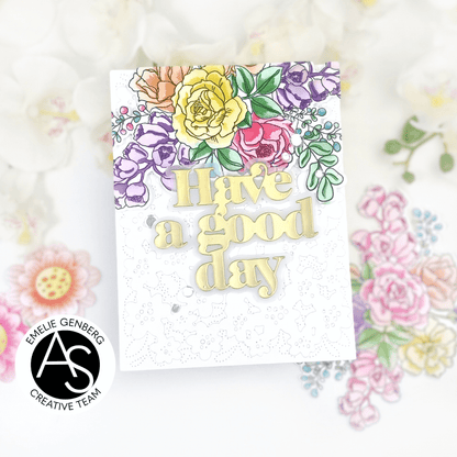 Alex Syberia Designs Birthday Bouquet Stamp Set