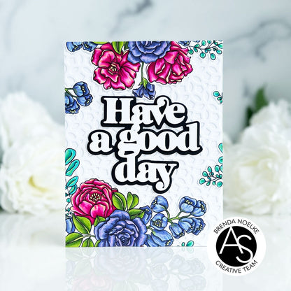 Alex Syberia Designs Birthday Bouquet Stamp Set