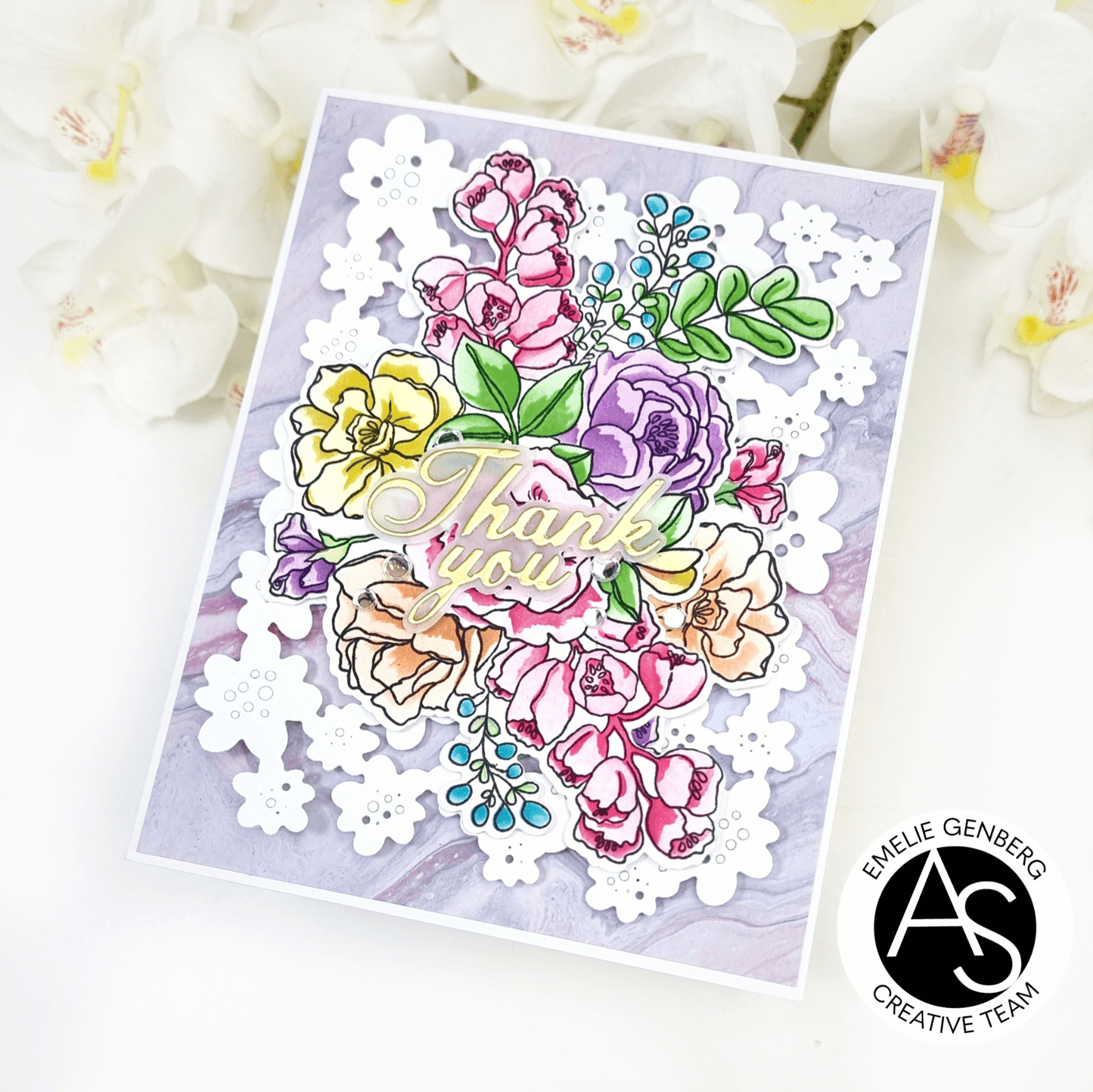 Alex Syberia Designs Birthday Bouquet Stencil Set