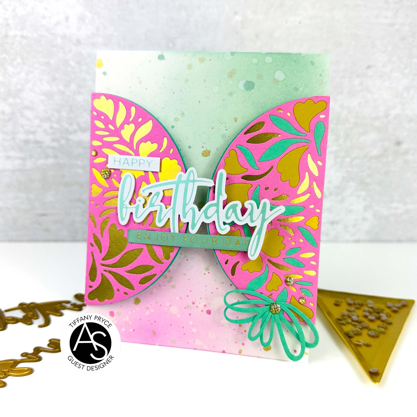 Alex Syberia Designs Birthday & Wish Hot Foil Plate Set