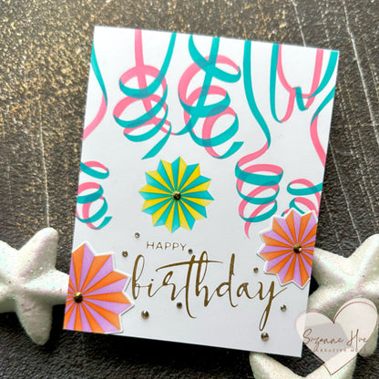 Alex Syberia Designs Birthday & Wish Hot Foil Plate Set