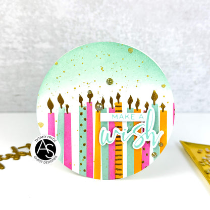 Alex Syberia Designs Birthday & Wish Hot Foil Plate Set