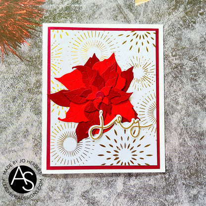 Alex Syberia Designs Brilliant Burst Hot Foil Plate