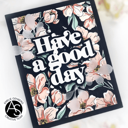 Alex Syberia Designs Charming Floral Background Stencil Set