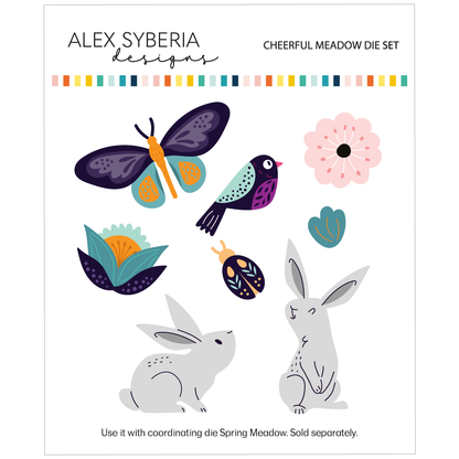 Alex Syberia Designs Cheerful Meadow Die Set