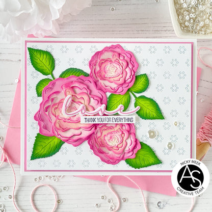 Alex Syberia Designs Chic Roses Layering Die Set