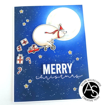 Alex Syberia Designs Christmas Sentiments Stamp Set