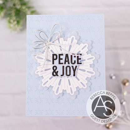 Alex Syberia Designs Christmas Sentiments Stamp Set