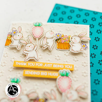 Alex Syberia Designs Expressing Gratitude Sentiments Stamp Set
