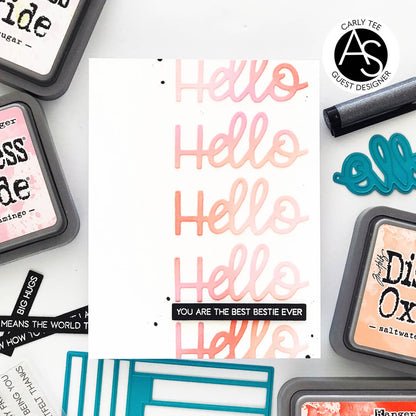 Alex Syberia Designs Expressing Gratitude Sentiments Stamp Set