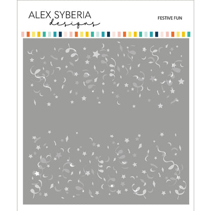 Alex Syberia Designs Festive Fun Layering Stencil Set