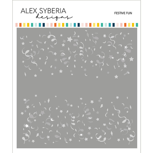 Alex Syberia Designs Festive Fun Layering Stencil Set
